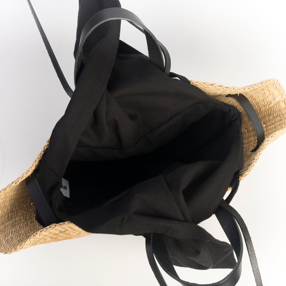 MUUÑ - Signora - Nero Naturale Borse MUUÑ