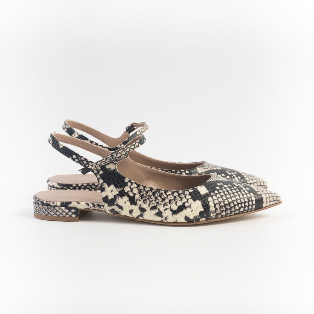 CHEVILLE - Sling Back - ALMA - Pitone Pietra Scarpe Donna CHEVILLE