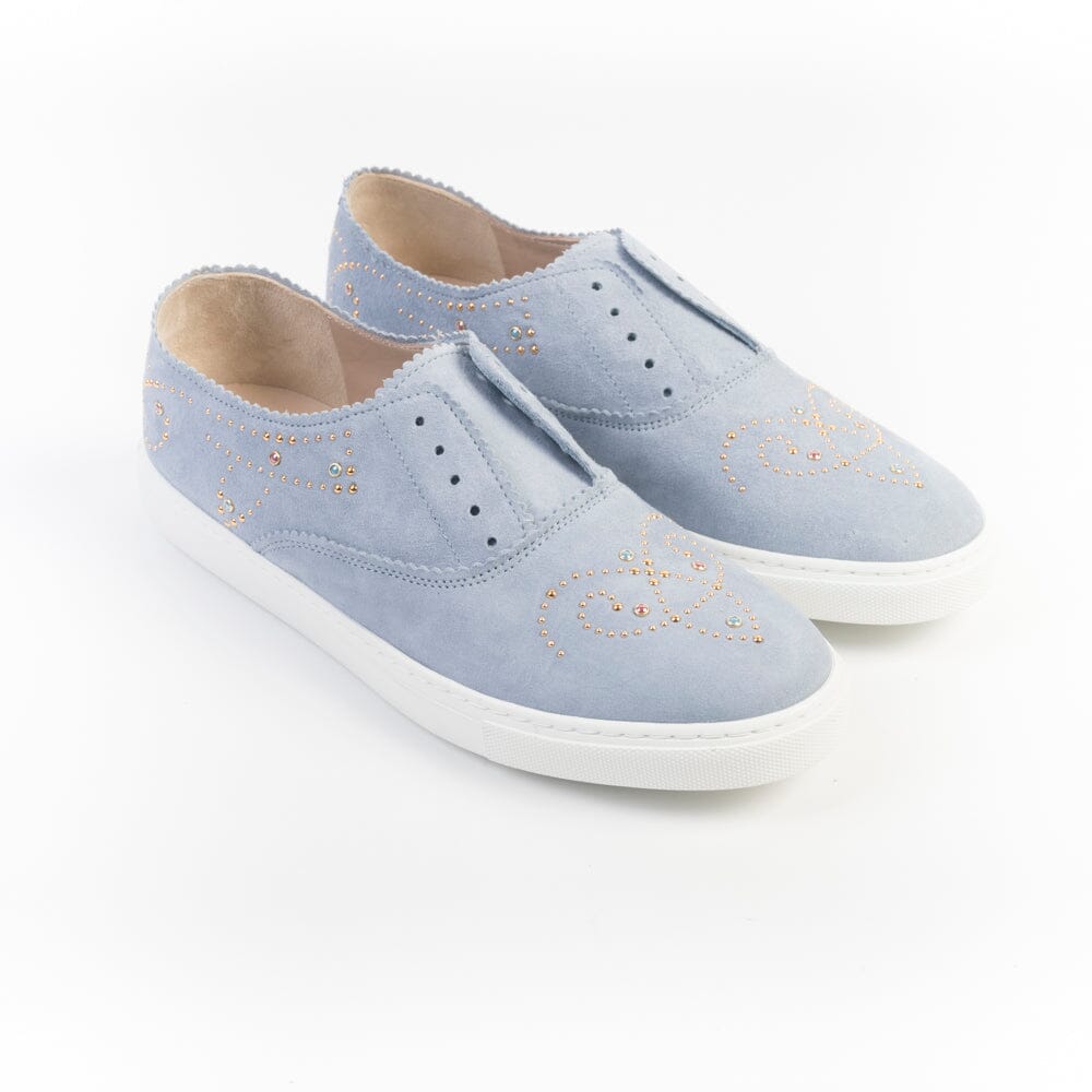 FRATELLI ROSSETTI - Sneakers - 77189 - Sidney - Ricamo Celeste Scarpe Donna Fratelli Rossetti - Collezione Donna