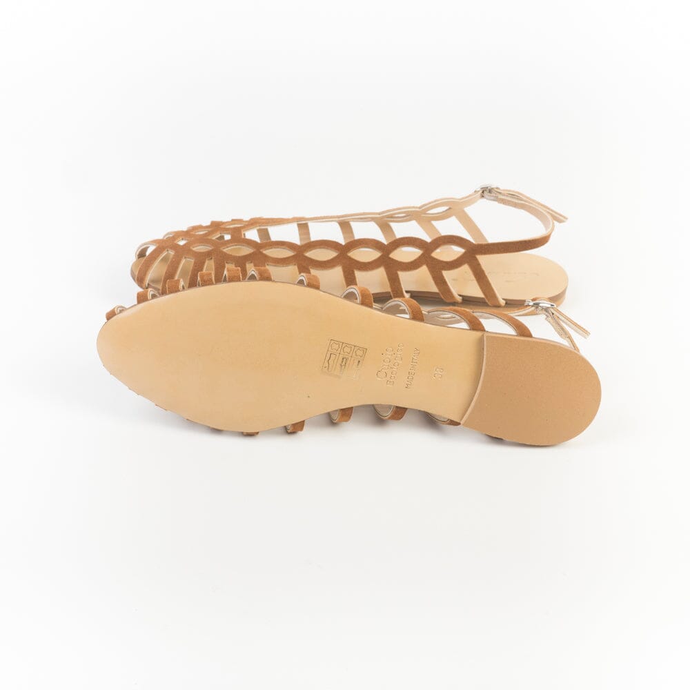ANNA F. - Sandali bassi - 515 - Camoscio Bruciato Scarpe Donna Anna F.