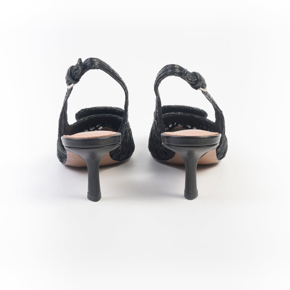 BIBI LOU - Sling Back - 648 - Hazel Nero Scarpe Donna BIBI LOU
