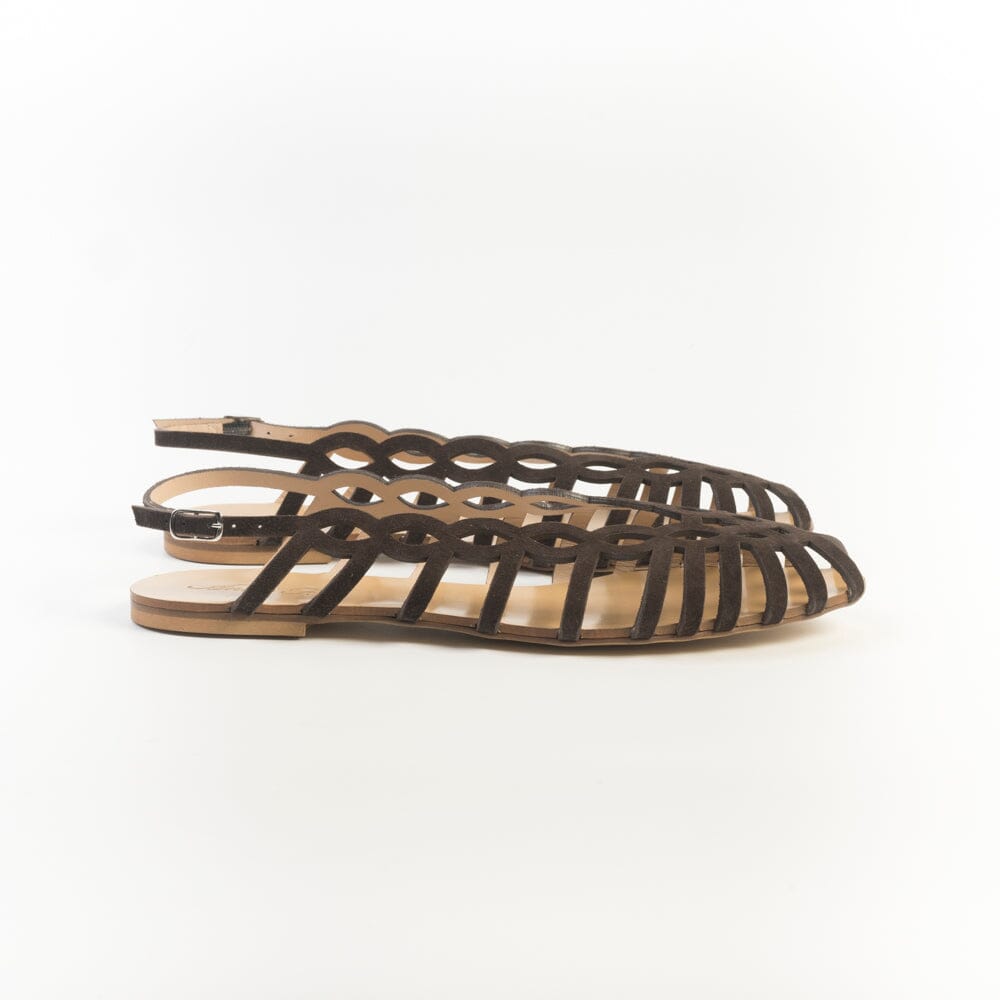 ANNA F. - Sandali bassi - 515 - Camoscio Testa di Moro Scarpe Donna Anna F.