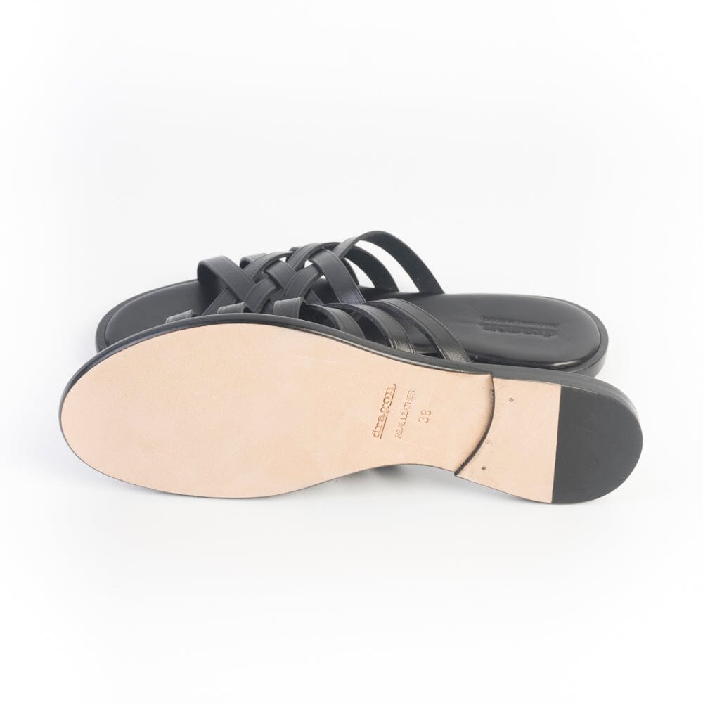 DRAGON DIFFUSION - Sandalo - 3 Cross - 5111 - Nero Scarpe Donna DRAGON DIFFUSION