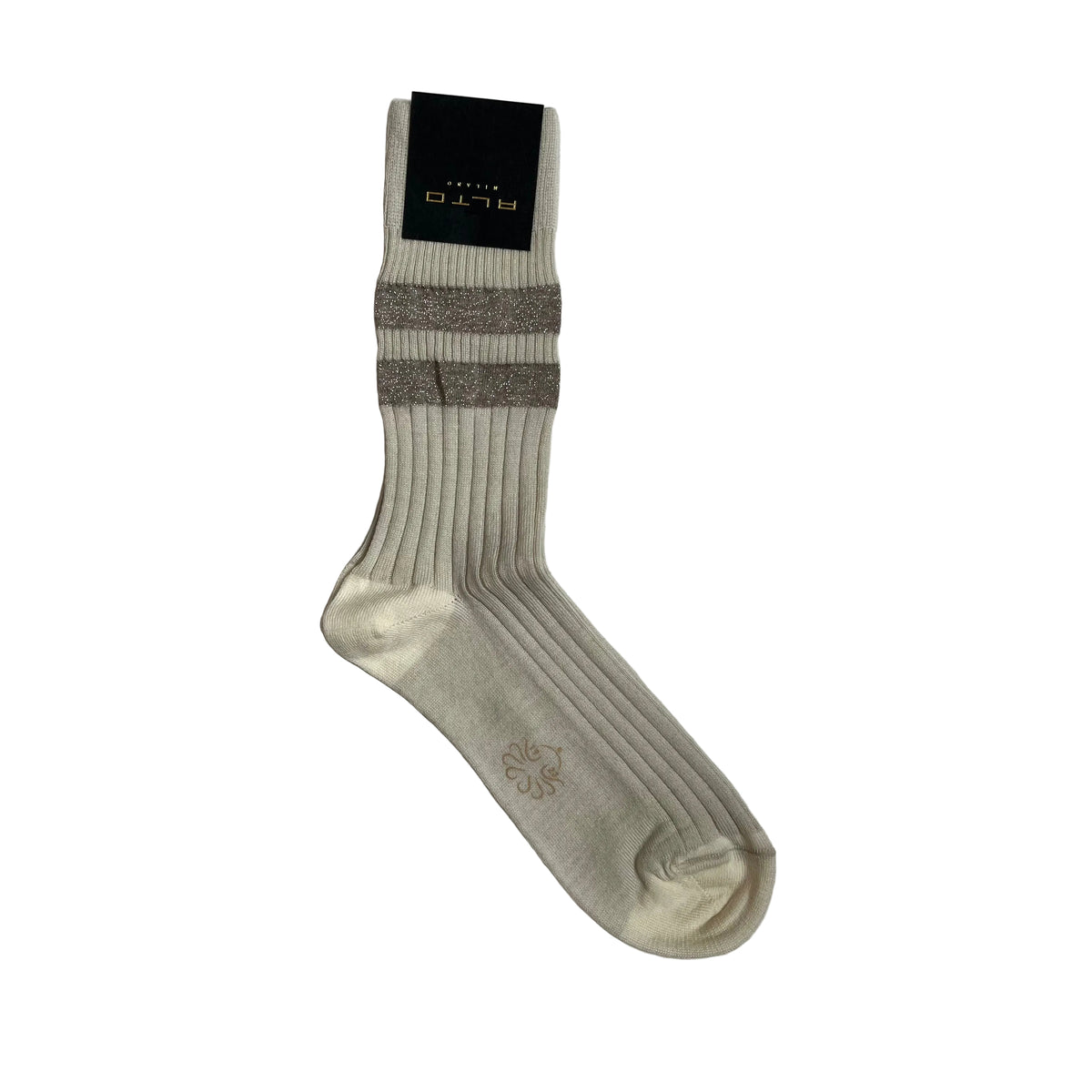 ALTO MILANO - Calzino Corto - CARAMBA - Bianco Accessori Donna Alto Milano