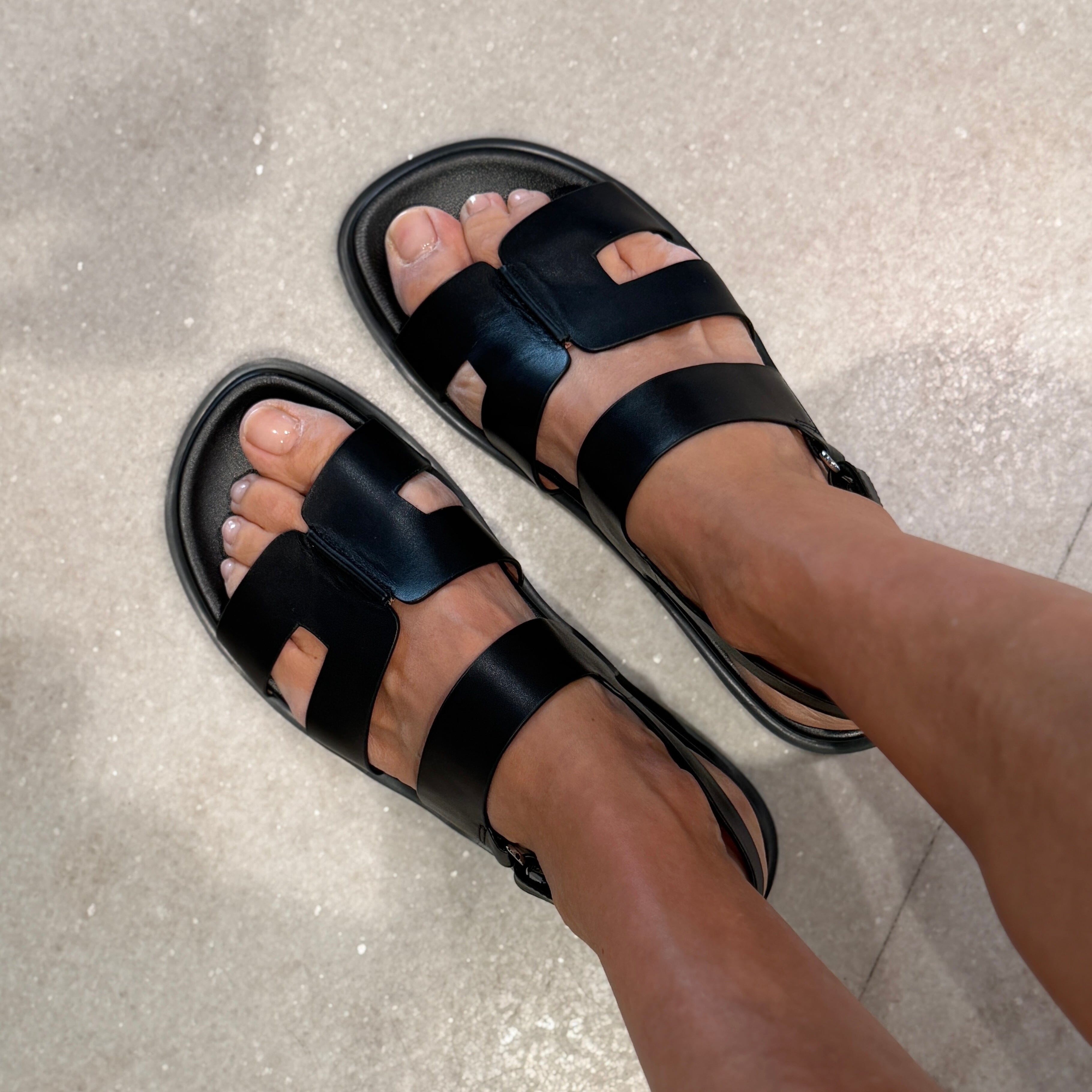 BIBI LOU - Sandali bassi - 532Z32VK - Pelle Nero Scarpe Donna BIBI LOU