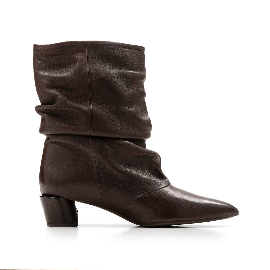 POEVE - Stivaletto - PORTO - Nappa Testa di moro Scarpe Donna POESIE VENEZIANE