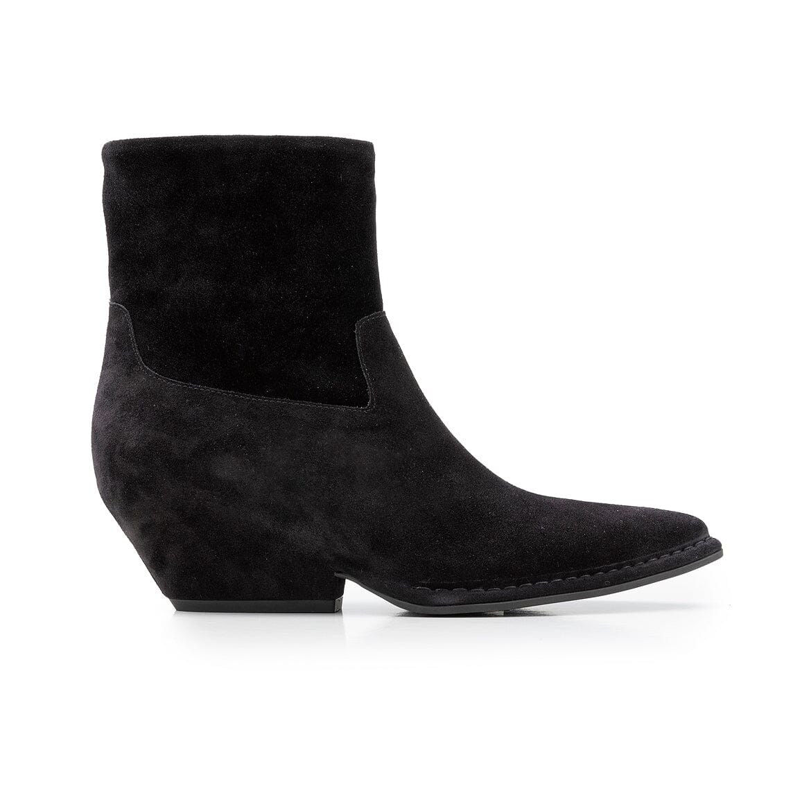 DEL CARLO - Texano - Crio 10807 - Camoscio nero Scarpe Donna DEL CARLO