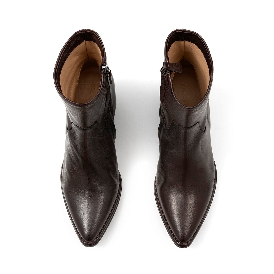 DEL CARLO - Texano - Crio 10807 - Nappa marrone Scarpe Donna DEL CARLO