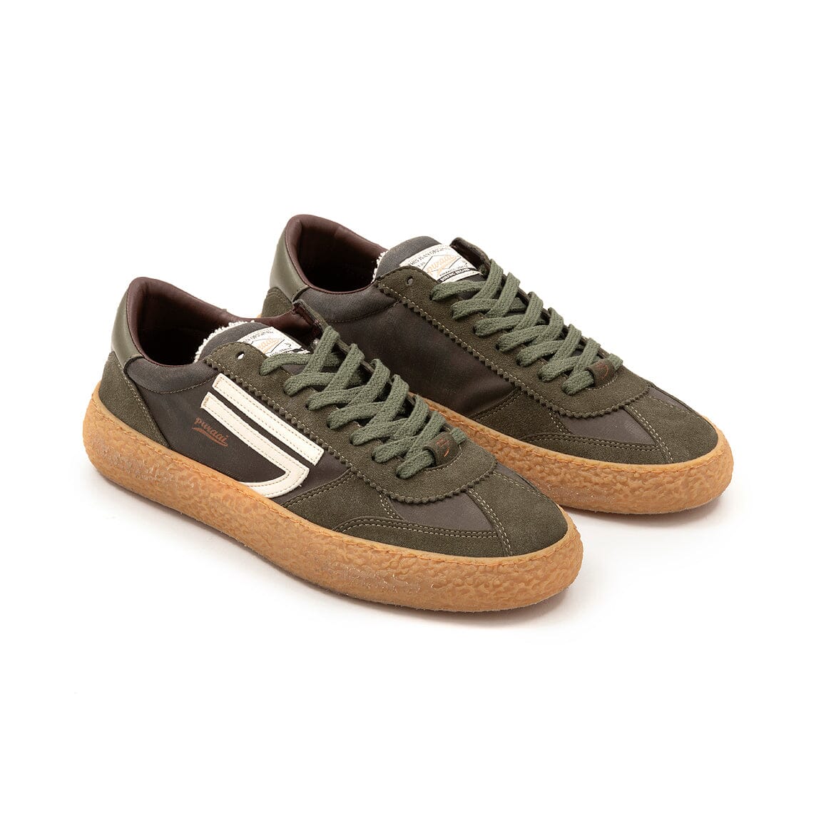 PURAAI - Sneakers Vintage - 101V-076 - Verde Sidro Scarpe Uomo PURAAI - Collezione Uomo