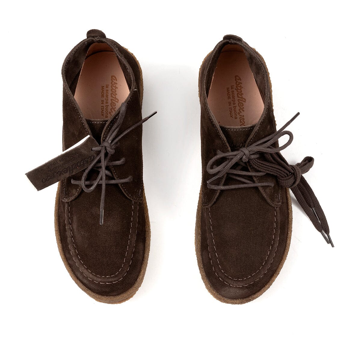 ASTORFLEX - Polacco - Aliflex - 480 - Camoscio Testa di Moro Scarpe Uomo ASTORFLEX - Collezione Uomo