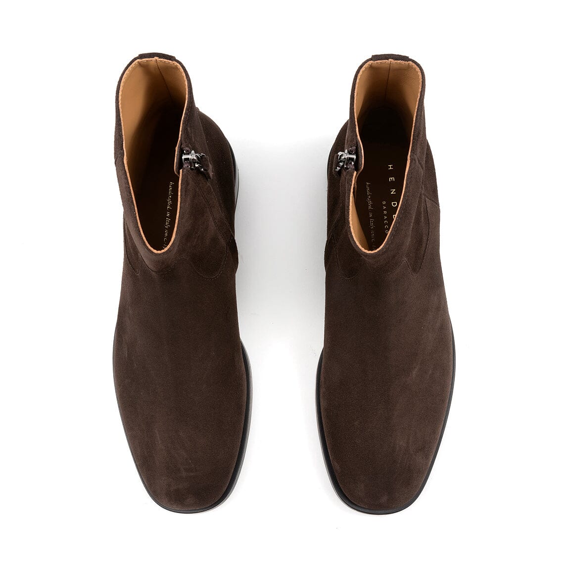 HENDERSON - Stivaletti - 85504 - Camoscio Testa di moro Scarpe Uomo HENDERSON