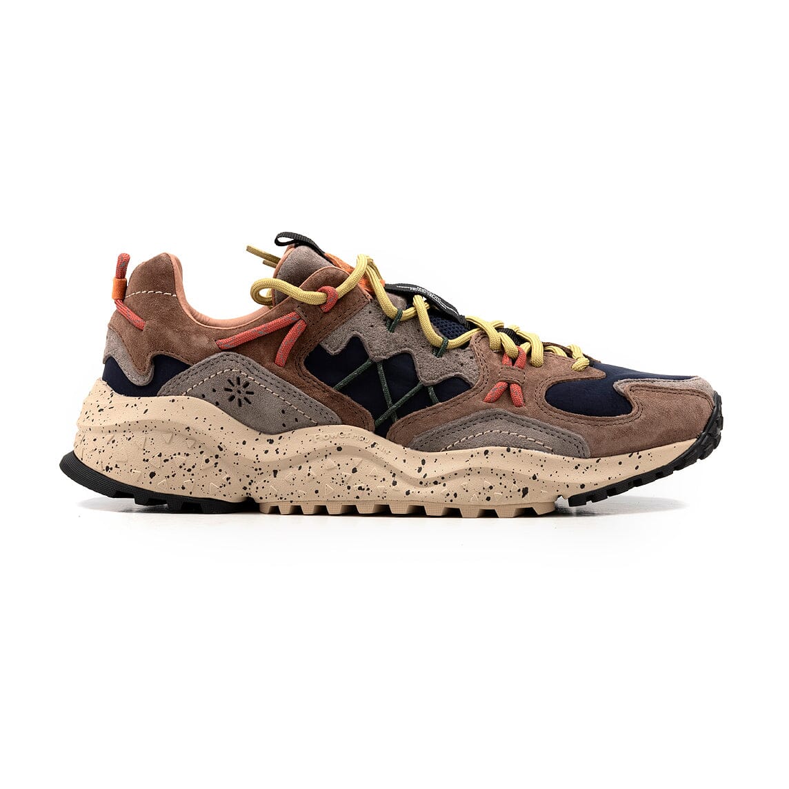 FLOWER MOUNTAIN - Sneakers - Yamabushi - 1D33 - Blu Beige Brown Scarpe Uomo FLOWER MOUNTAIN