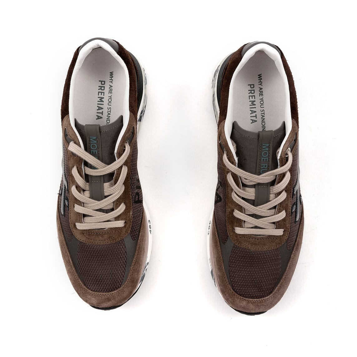 PREMIATA - Sneakers - MOERUN - 6446 - Marrone Scarpe Uomo Premiata - Collezione Uomo