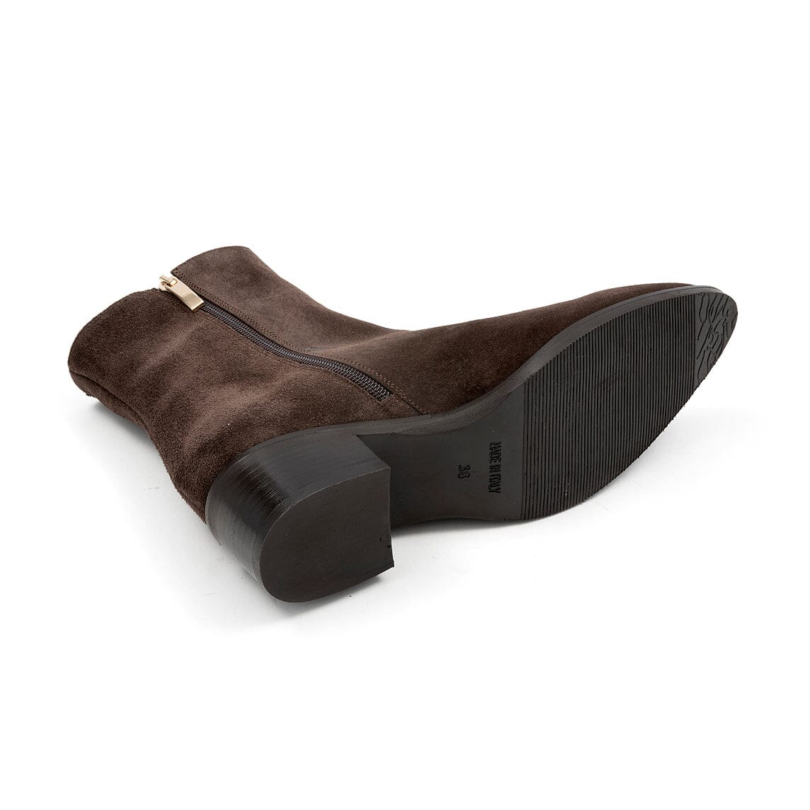CAPPELLETTOSHOP STUDIO - Stivaletti - N48 - Camoscio Testa di Moro Scarpe Donna CAPPELLETTO 1948