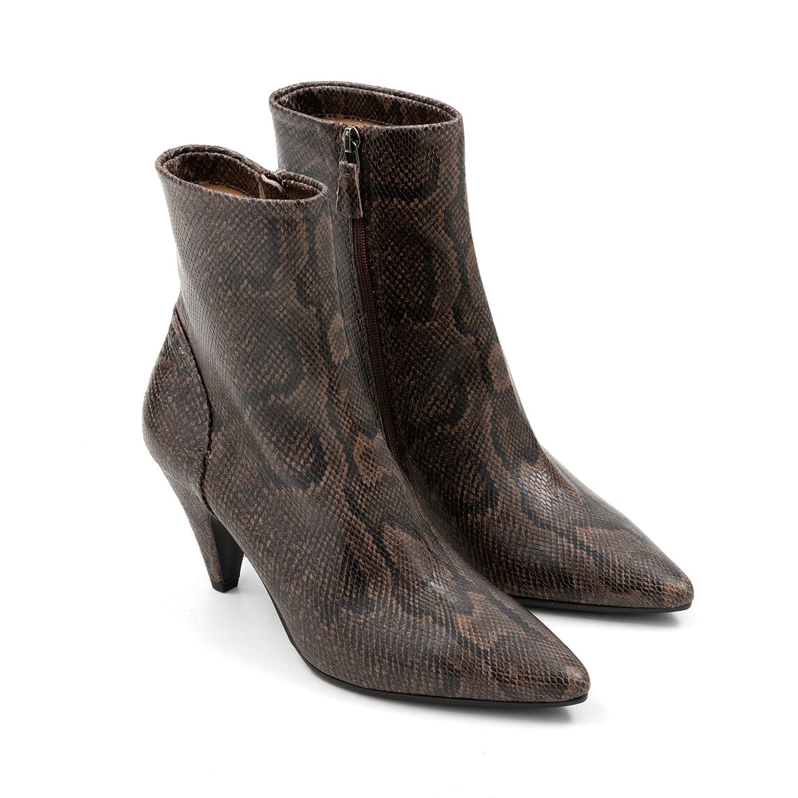 DEL CARLO - Stivaletto - Queen Namibia - 12229 - Pitone Moro/Grigio Scarpe Donna DEL CARLO