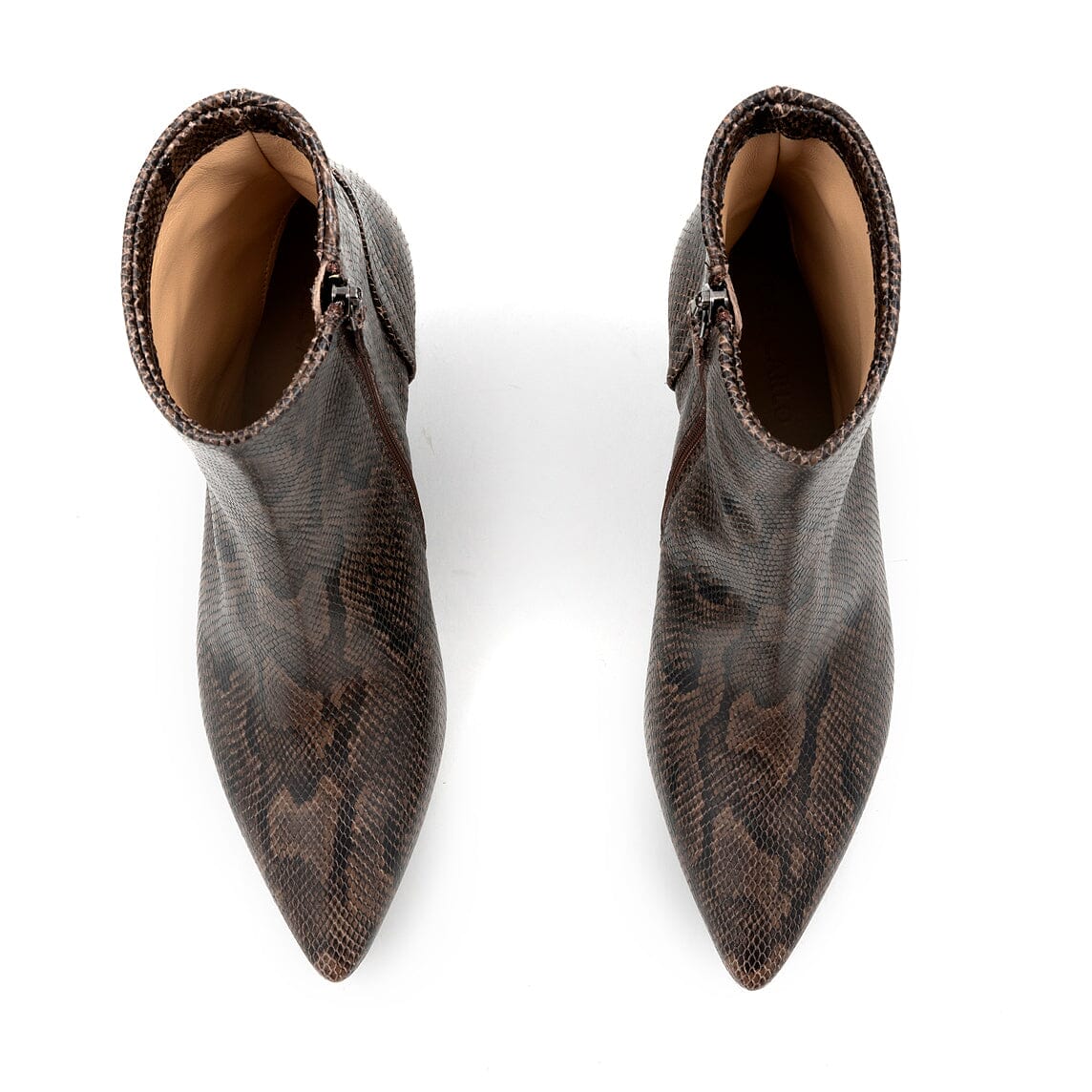 DEL CARLO - Stivaletto - Queen Namibia - 12229 - Pitone Moro/Grigio Scarpe Donna DEL CARLO