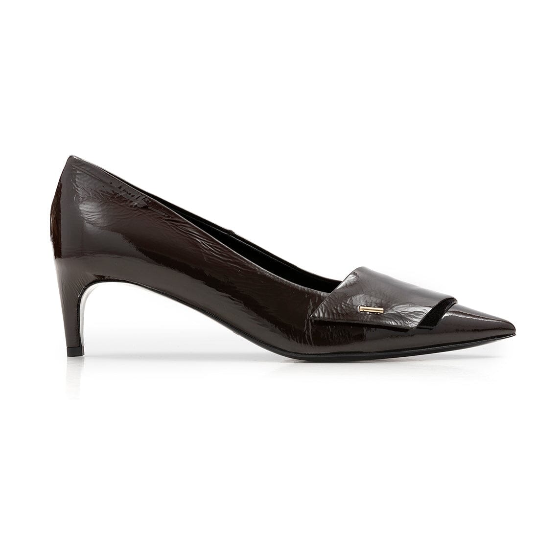 DEL CARLO - Décolleté - Paris Baby/Sonia - 12019 - Vernice Testa di Moro Scarpe Donna DEL CARLO