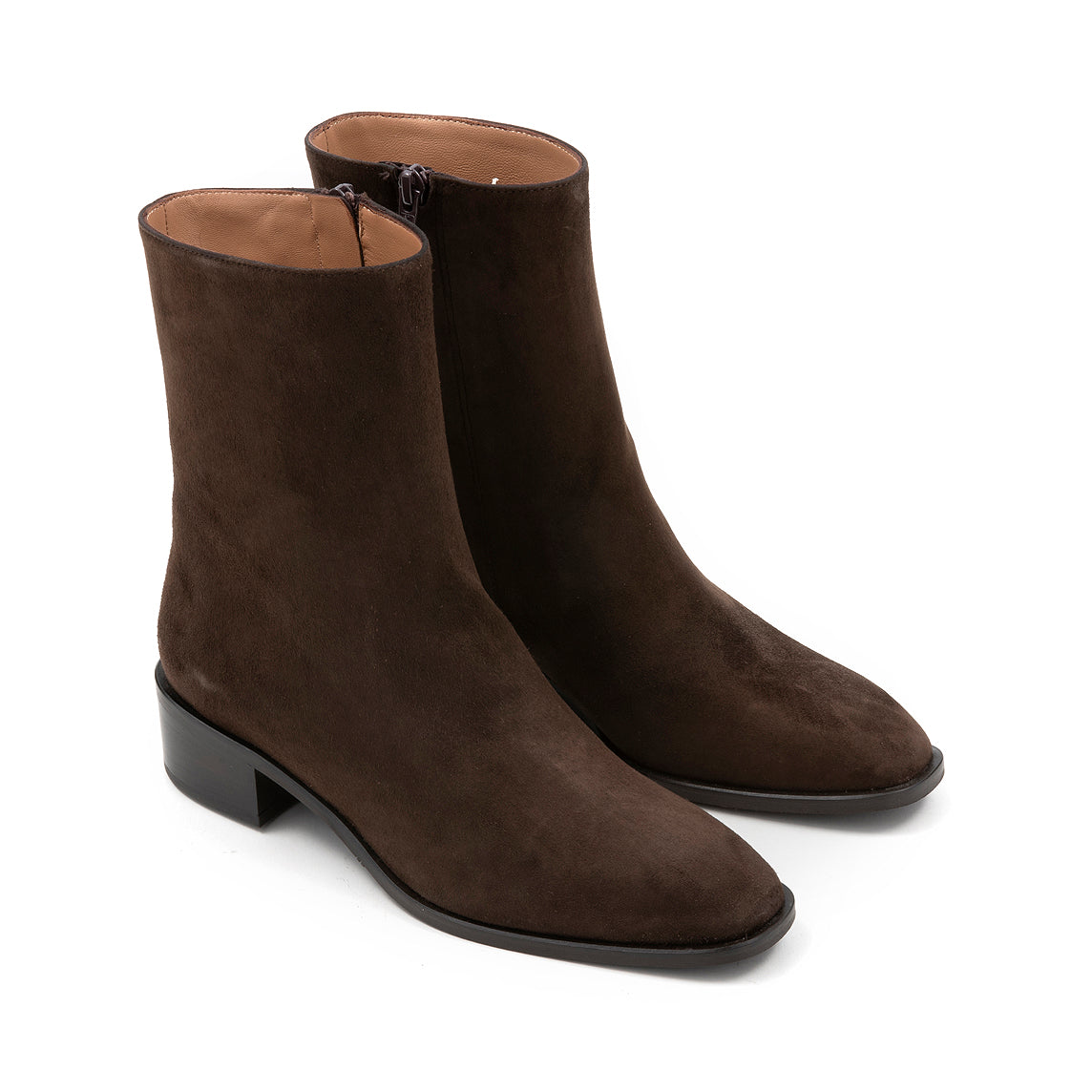 CAPPELLETTOSHOP UPPER - Stivaletti - S2952 - Camoscio Testa di Moro Scarpe Donna CAPPELLETTO 1948