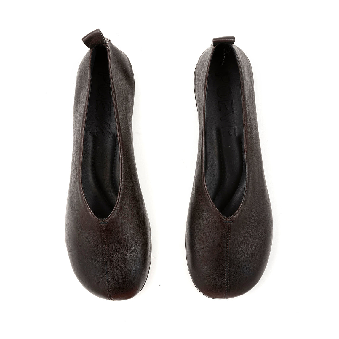 POEVE - Ballerine - CJS43M - PORTO - Pelle moro Scarpe Donna POESIE VENEZIANE