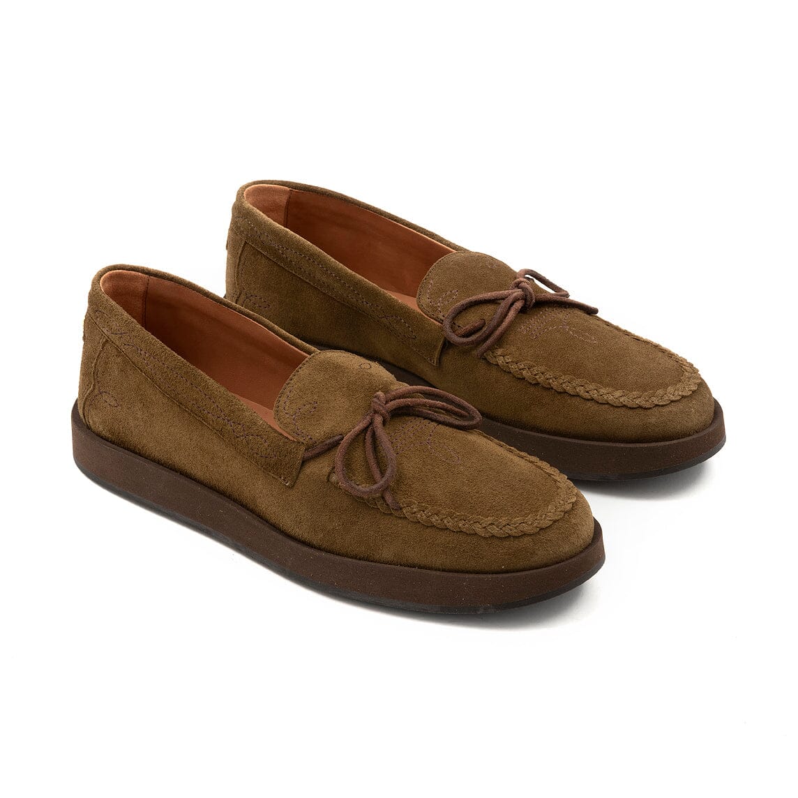 SOCQUE Paris - Mocassini - TOT-F6-06 TOTEM - Camoscio Kaki Scarpe Donna SOCQUE Paris