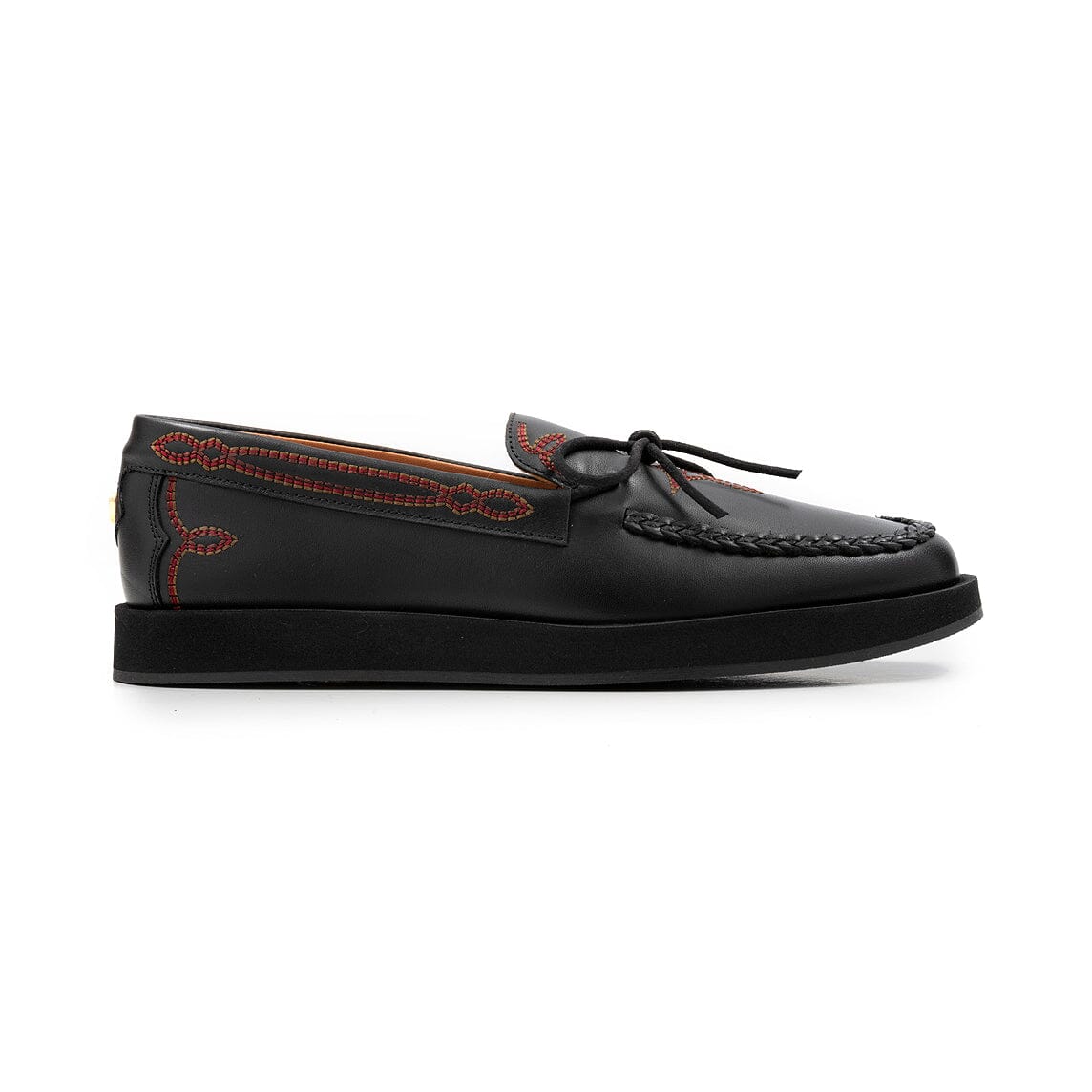 SOCQUE Paris - Mocassini - TOT-F6-00 TOTEM - Pelle Nero Scarpe Donna SOCQUE Paris