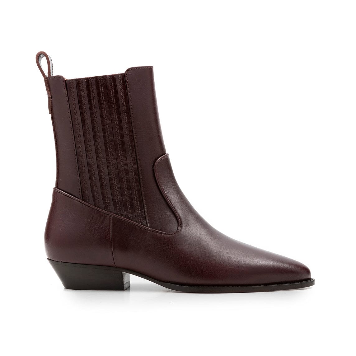 SOCQUE Paris - Stivaletti - ABB-F6-03 ABBEY - Pelle Bordeaux Scarpe Donna SOCQUE Paris