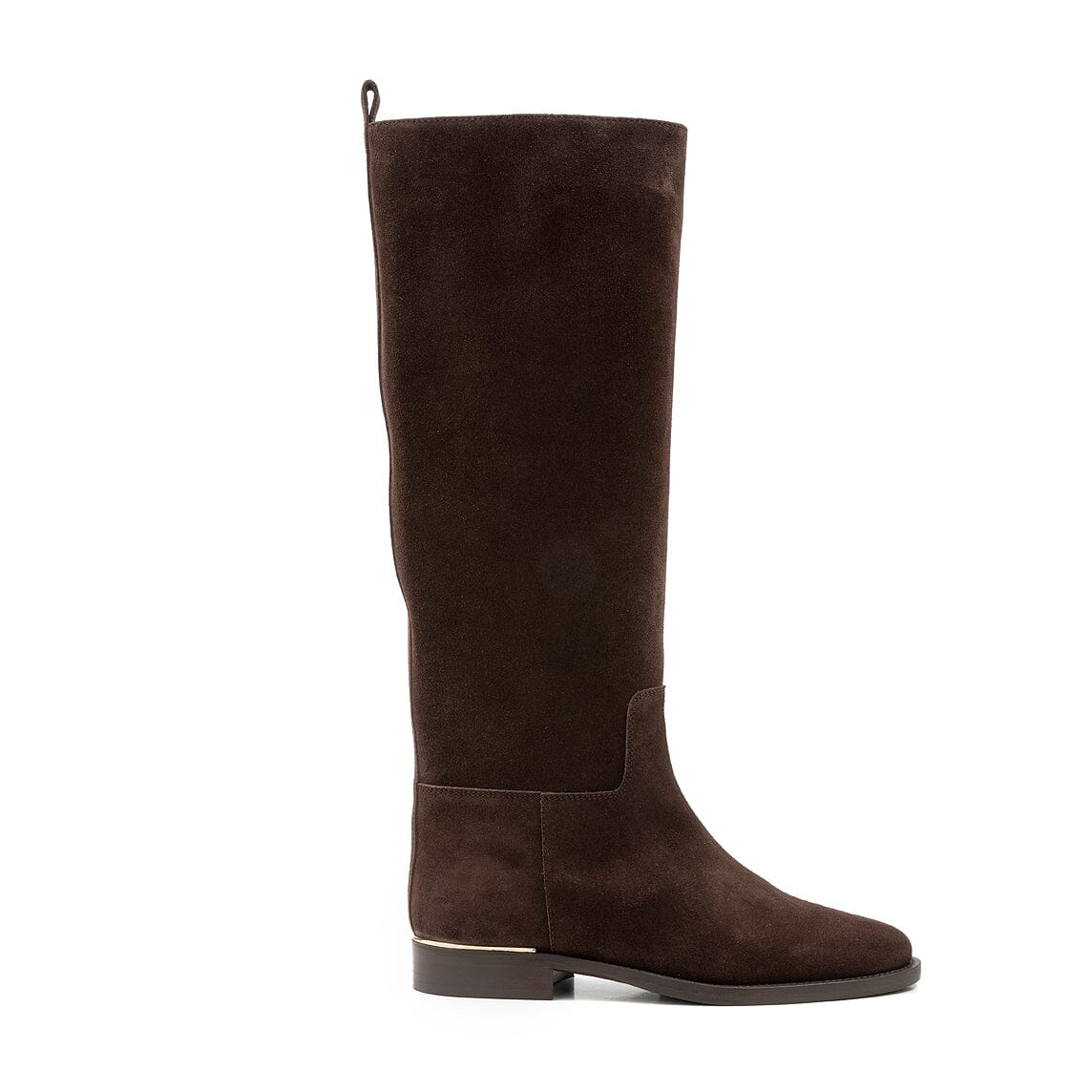 VIA ROMA 15 - Stivali 4760 - Velour testa di Moro Scarpe Donna Via Roma 15