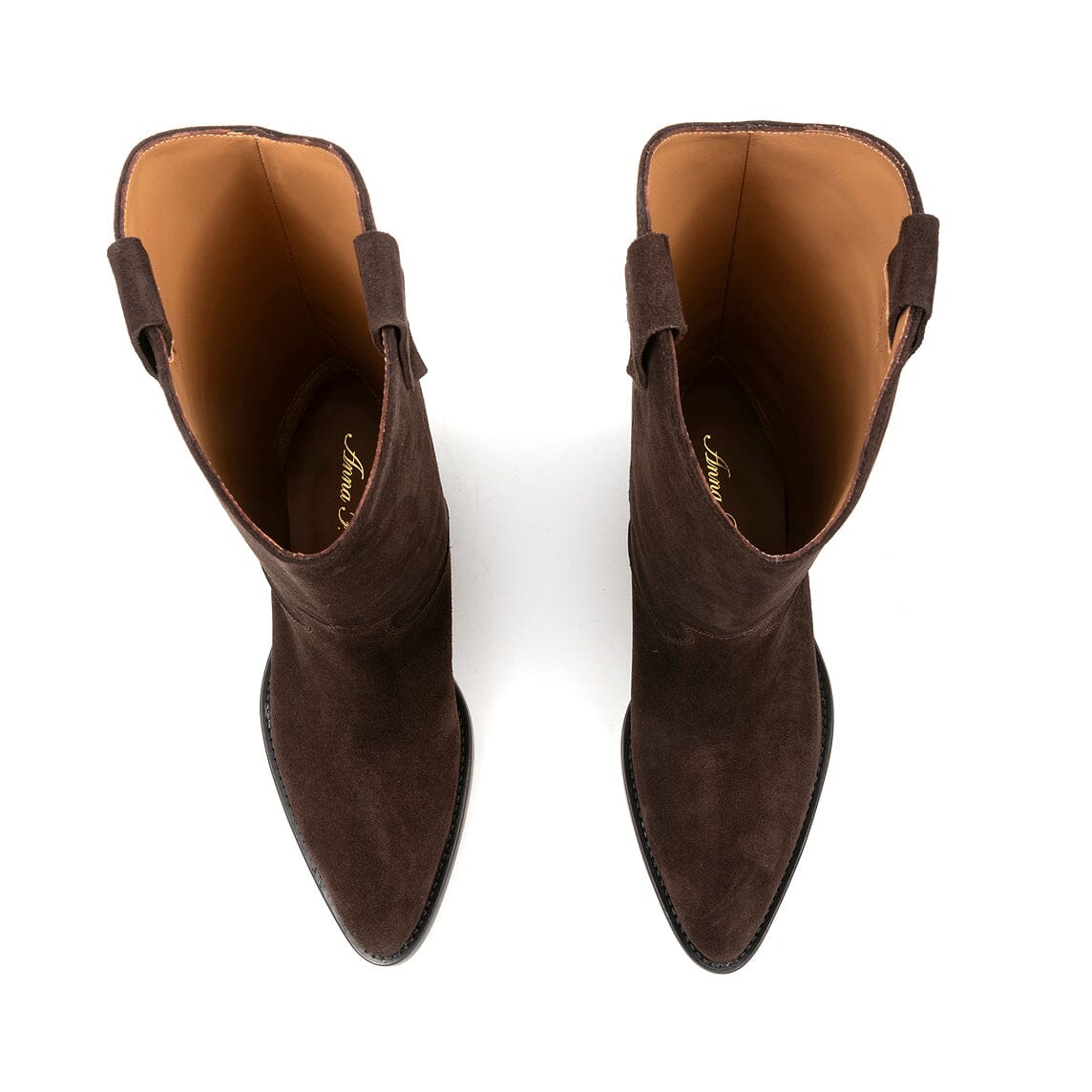 ANNA F - Stivali - 8008 - Camoscio testa di moro Scarpe Donna Anna F.