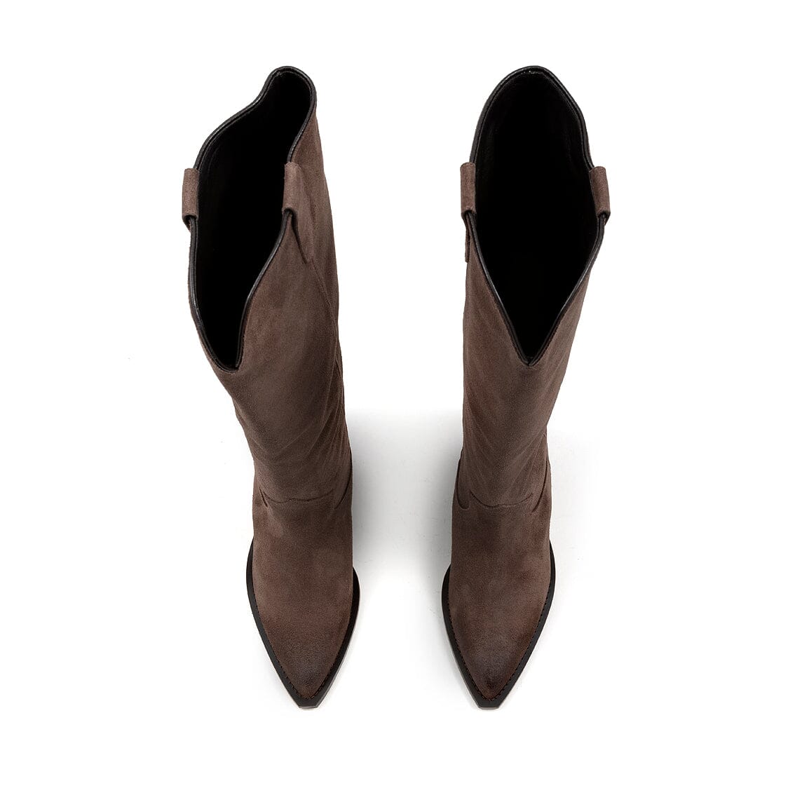 VIA ROMA 15 - Texani - 4686 - Cuba - Velour Marrone Scarpe Donna Via Roma 15