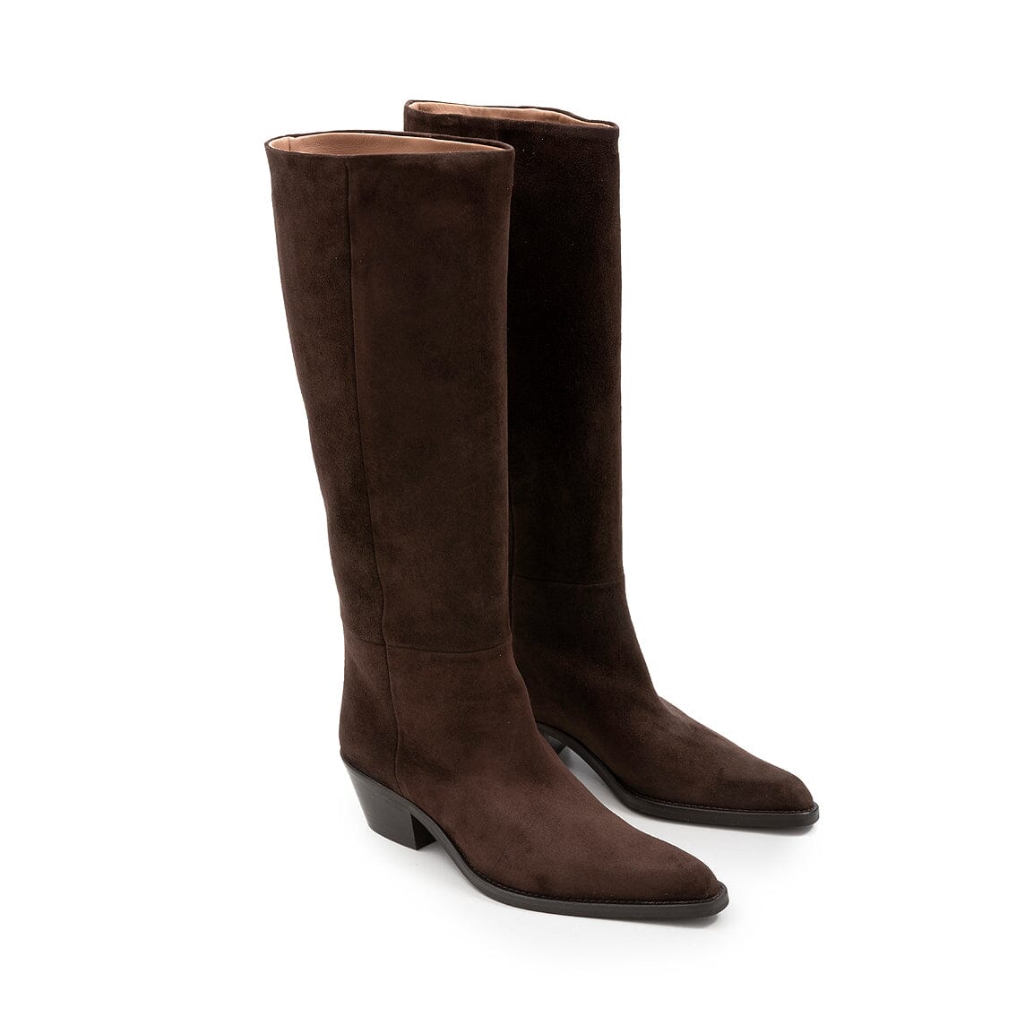 CAPPELLETTOSHOP UPPER - Stivali S1284 - Camoscio Testa di Moro Scarpe Donna CAPPELLETTO 1948