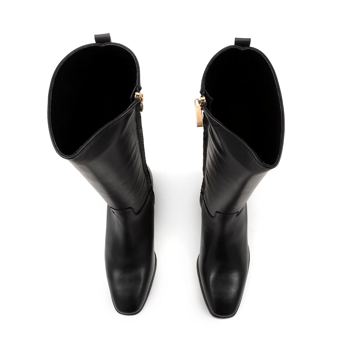 CAPPELLETTOSHOP UPPER - Stivali - 2603 - Nature - Pelle Nero Scarpe Donna CAPPELLETTO 1948