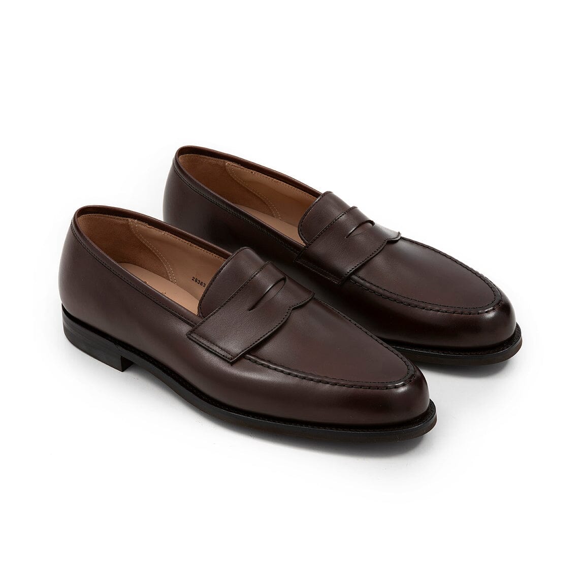 CROCKETT & JONES - Mocassino - Boston - 28363A_B02C2 - Burnished Calf Dark Brown Scarpe Uomo CROCKETT & JONES