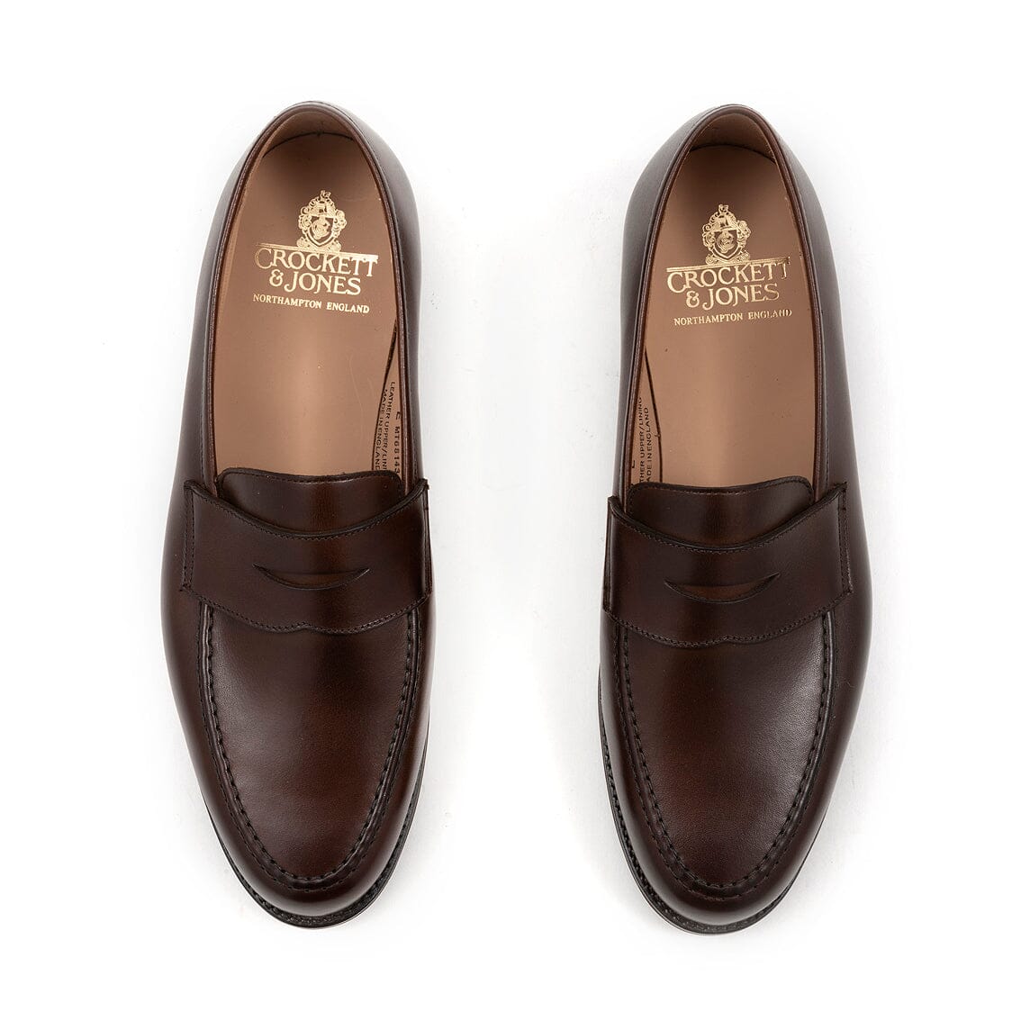 CROCKETT & JONES - Mocassino - Boston - 28363A_B02C2 - Burnished Calf Dark Brown Scarpe Uomo CROCKETT & JONES