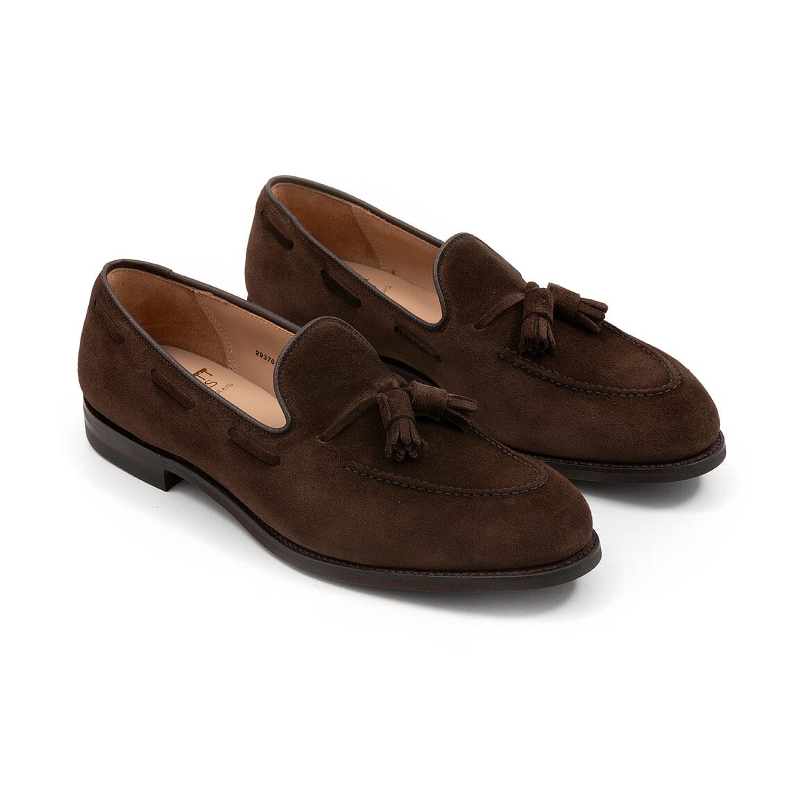 CROCKETT & JONES - Mocassino - Cavendish2 29376A-J02C2 - Calf Suede Dark Brown Scarpe Uomo CROCKETT & JONES