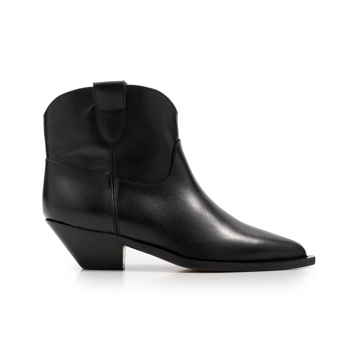 VIA ROMA 15 - Texani - 4737 - Pelle Nero Scarpe Donna Via Roma 15