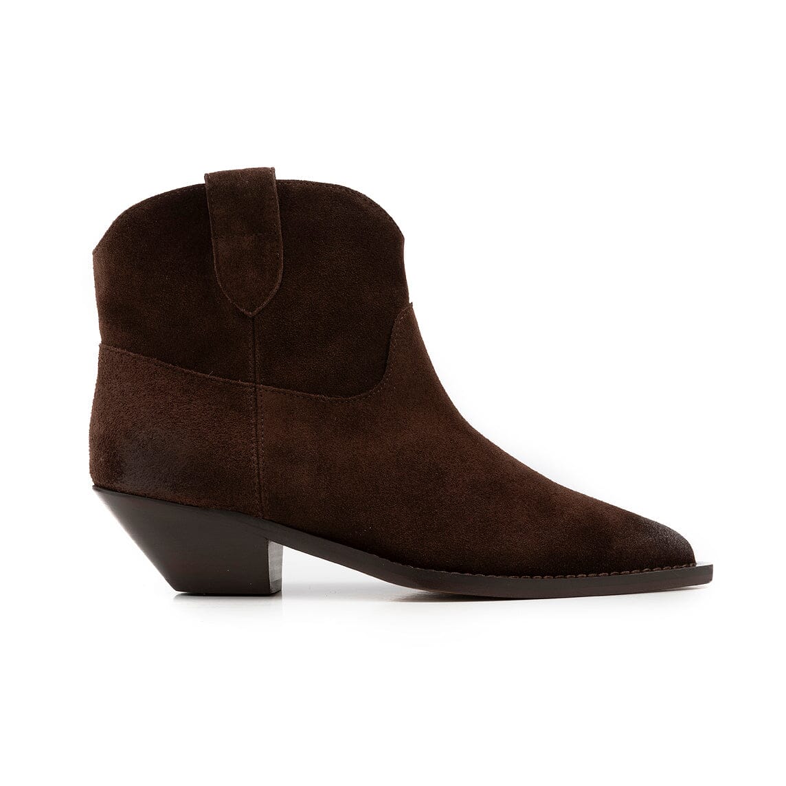 VIA ROMA 15 - Texani - 4737 - Velour Testa di Moro Scarpe Donna Via Roma 15