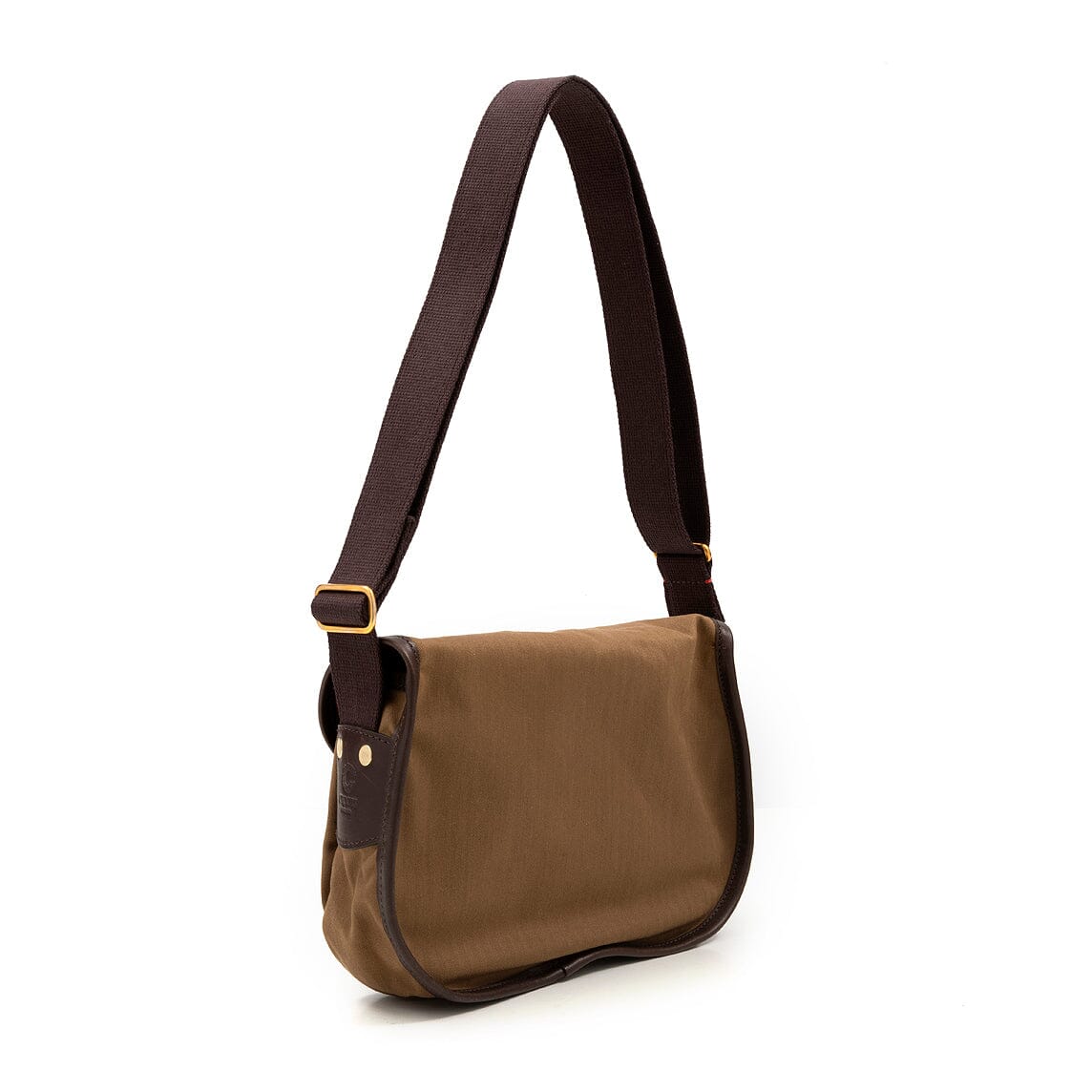 CROOTS ENGLAND - Borsa a tracolla - HB02 - Herringbone small trout bag - Dark Tan Borse CROOTS ENGLAND