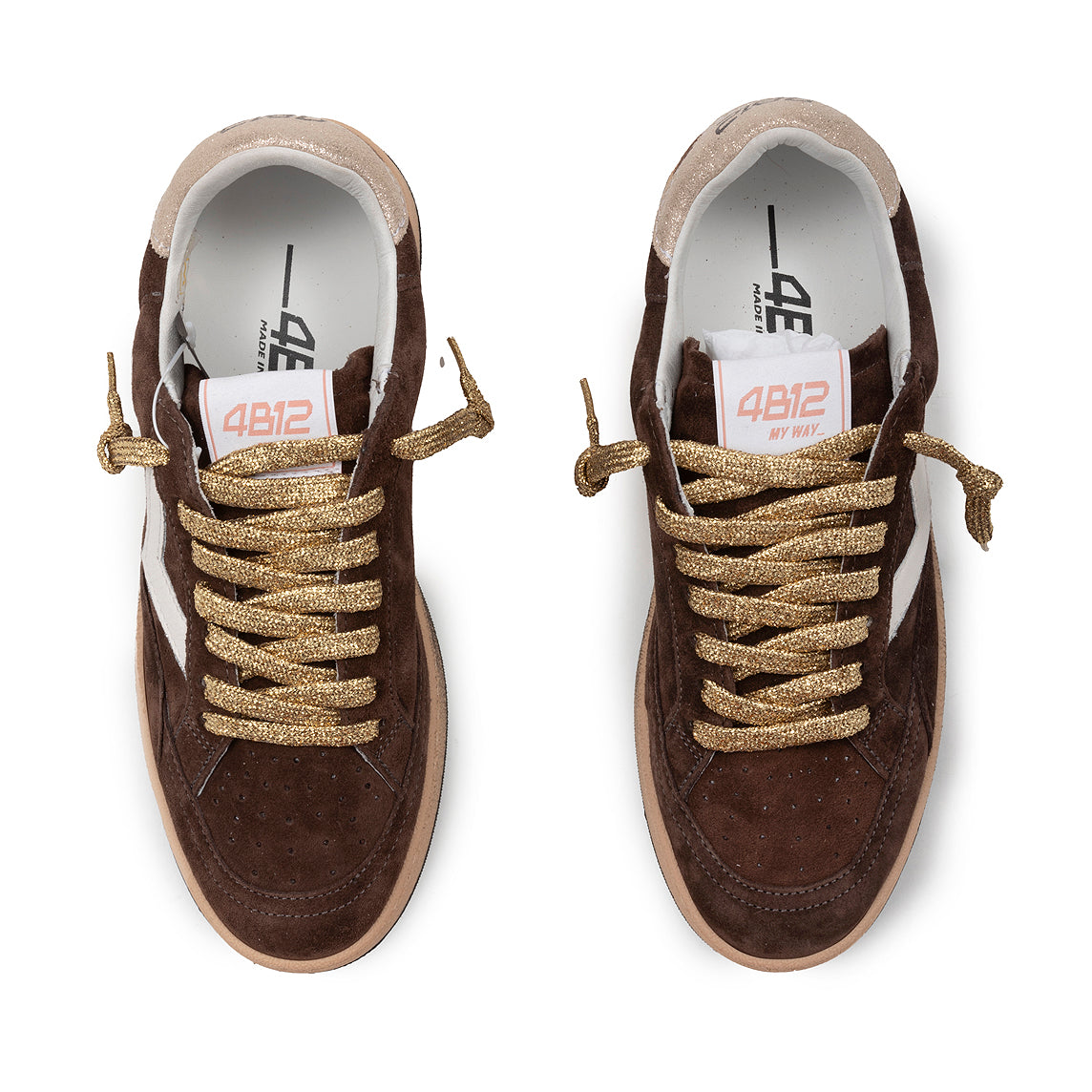 4B12 - Sneakers - Playnew D231 - Coffee