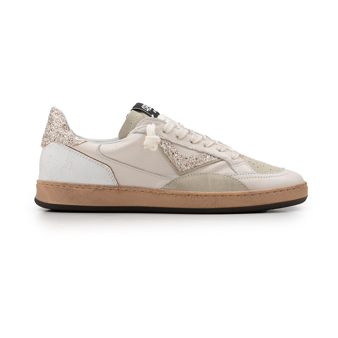 4B12 - Sneakers - Playnew D2042 - White/Gold