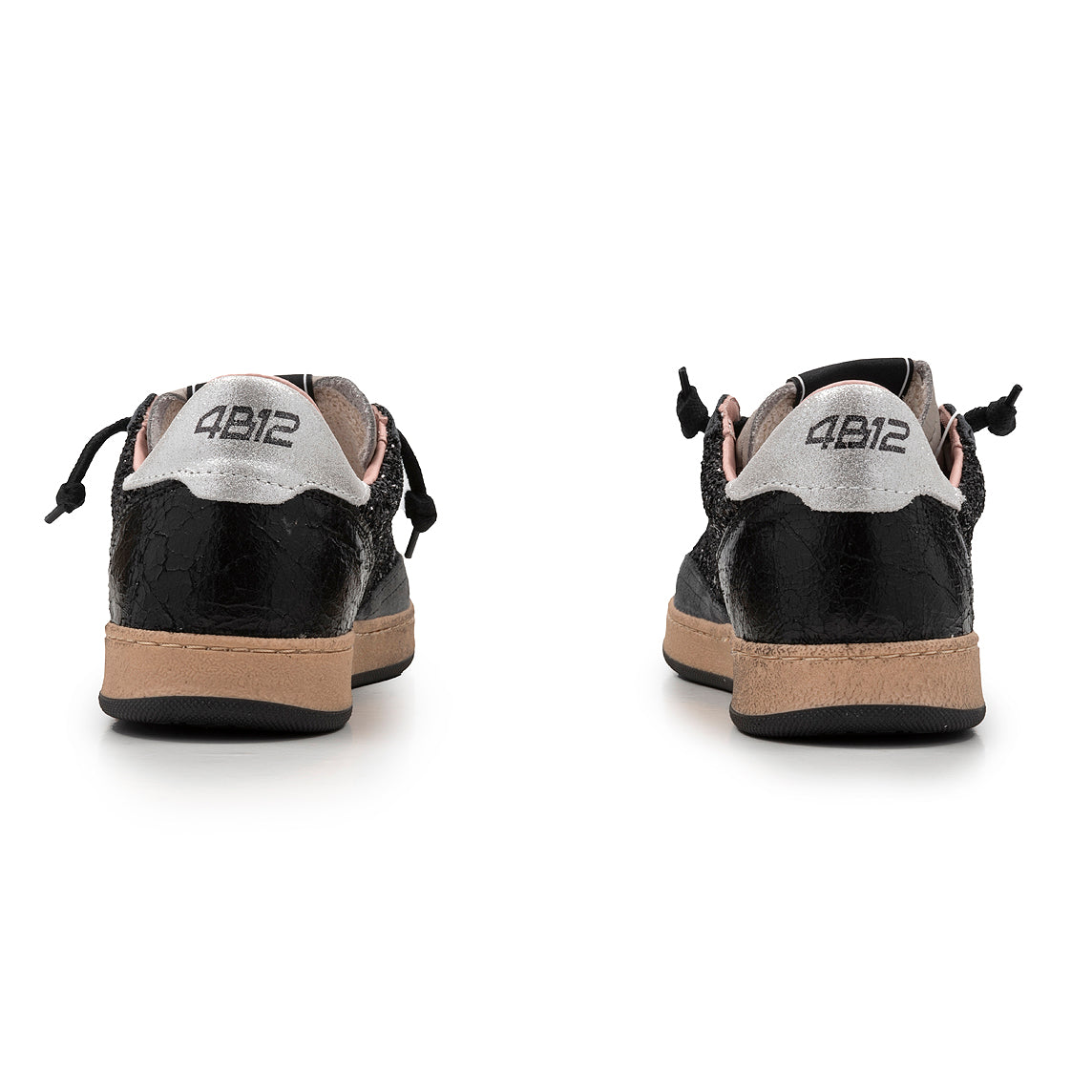 4B12 - Sneakers - Playnew D2035 - Dark Glitter