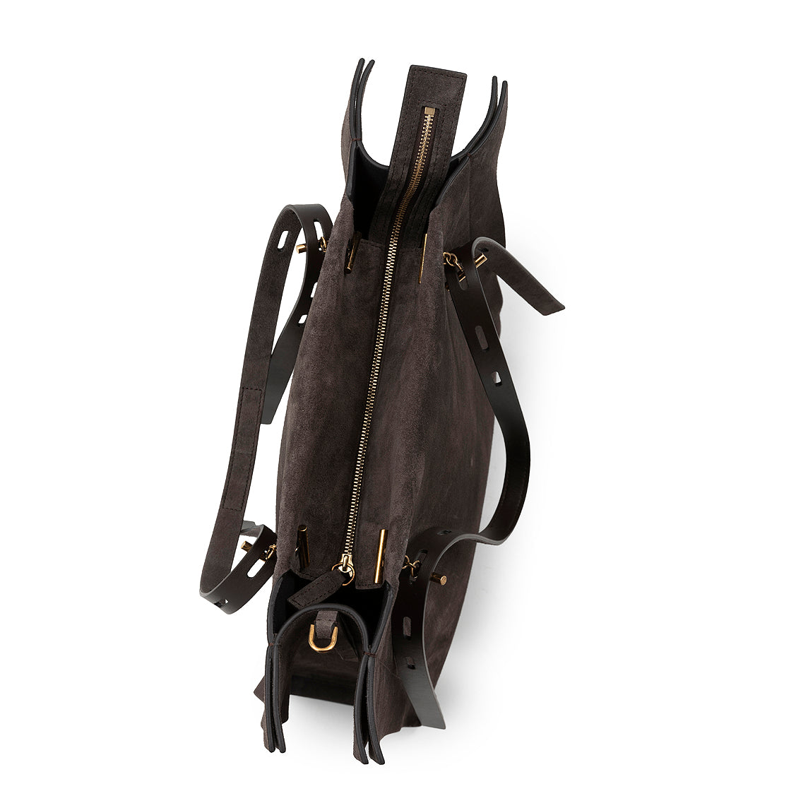 MINOBOSSI - Borsa a spalla - Valery - Suede Testa di Moro