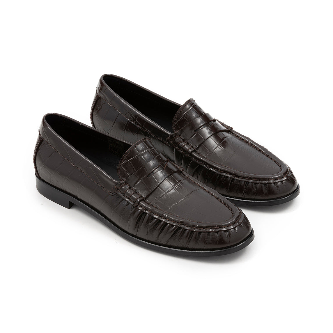 POEVE - Mocassino Milla - DO27 - Pelle cocco marrone