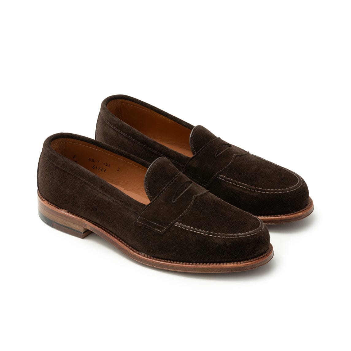 ALDEN - 6176F - Mocassino - Camoscio Dark Chocolate Scarpe Uomo Alden