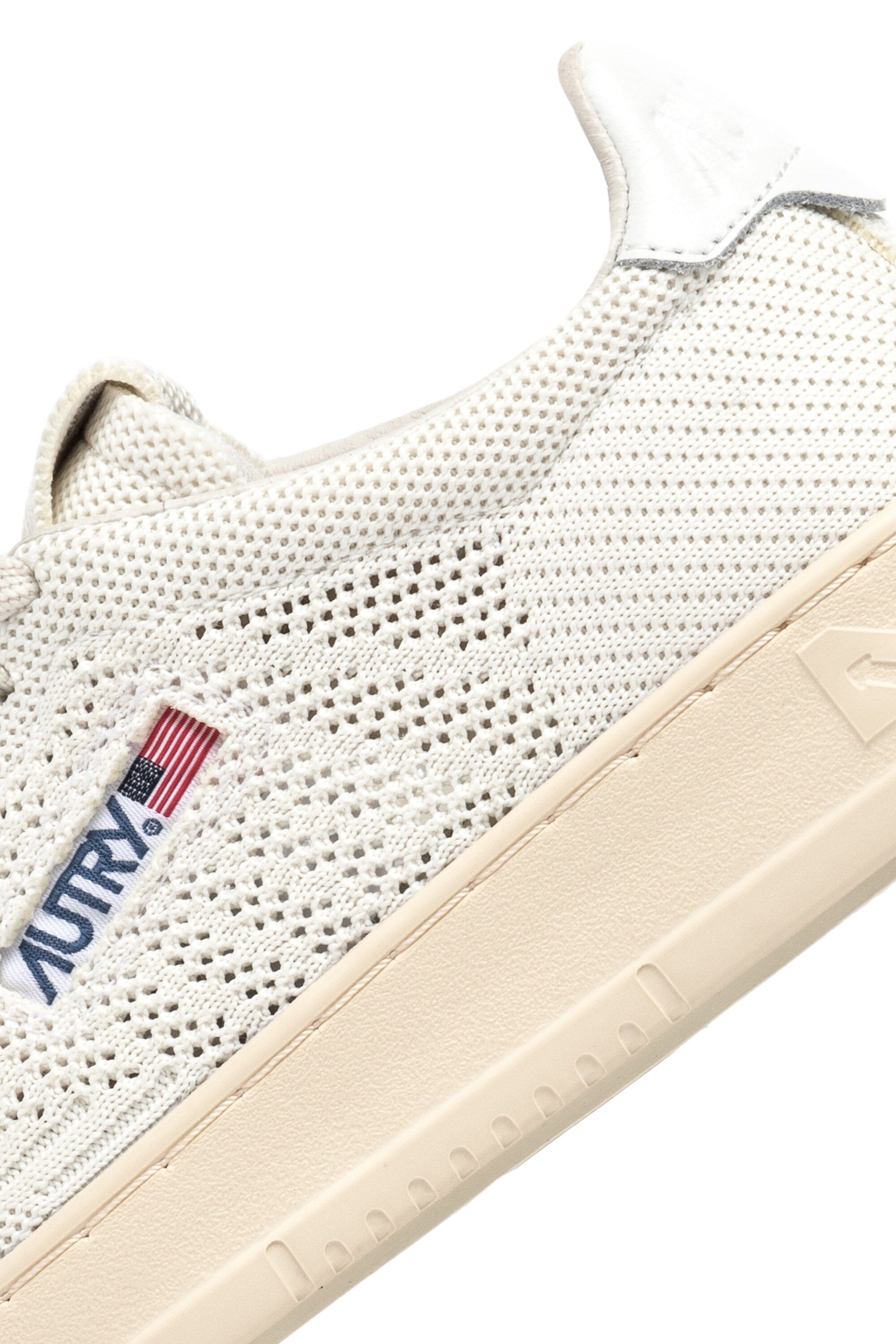 AUTRY - EKLW KN08 -Sneakers LOW WOM KNIT - Tessuto Avorio Scarpe Donna AUTRY - Collezione donna