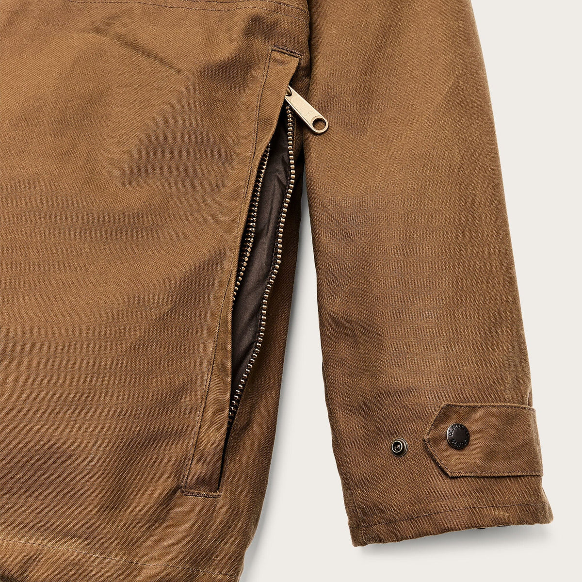 FILSON - Tin cloth Field Jacket - CPS0147 - Oil Dark Tan Abbigliamento Uomo FILSON