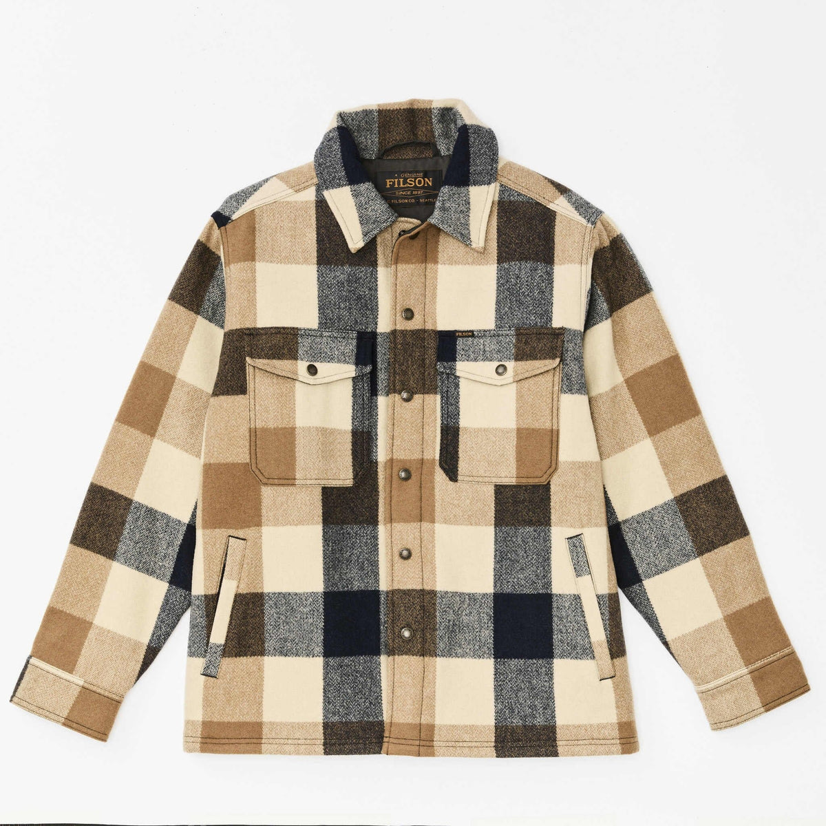 FILSON - Spokane Insulated Jacket - FMCPS0199 - Navy Cream Abbigliamento Uomo FILSON