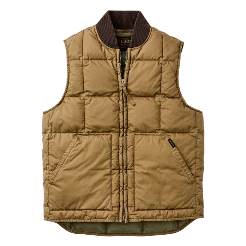 FILSON - Heritage Cotton Down Vest - FMGIL0064 - Light Brown Abbigliamento Uomo FILSON
