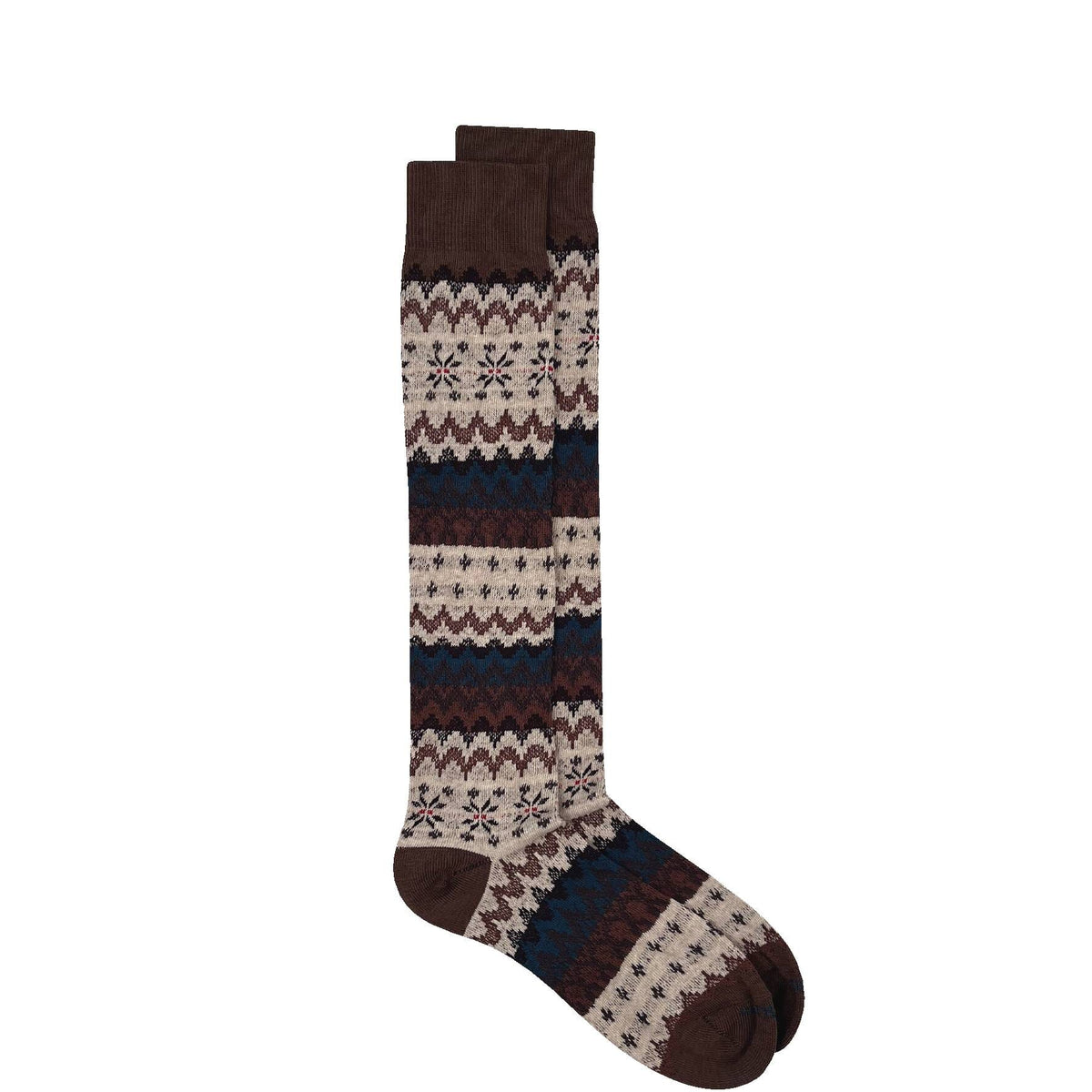 IN THE BOX - Calzini - FAIR ISLE - Cammello panna Accessori Uomo IN THE BOX