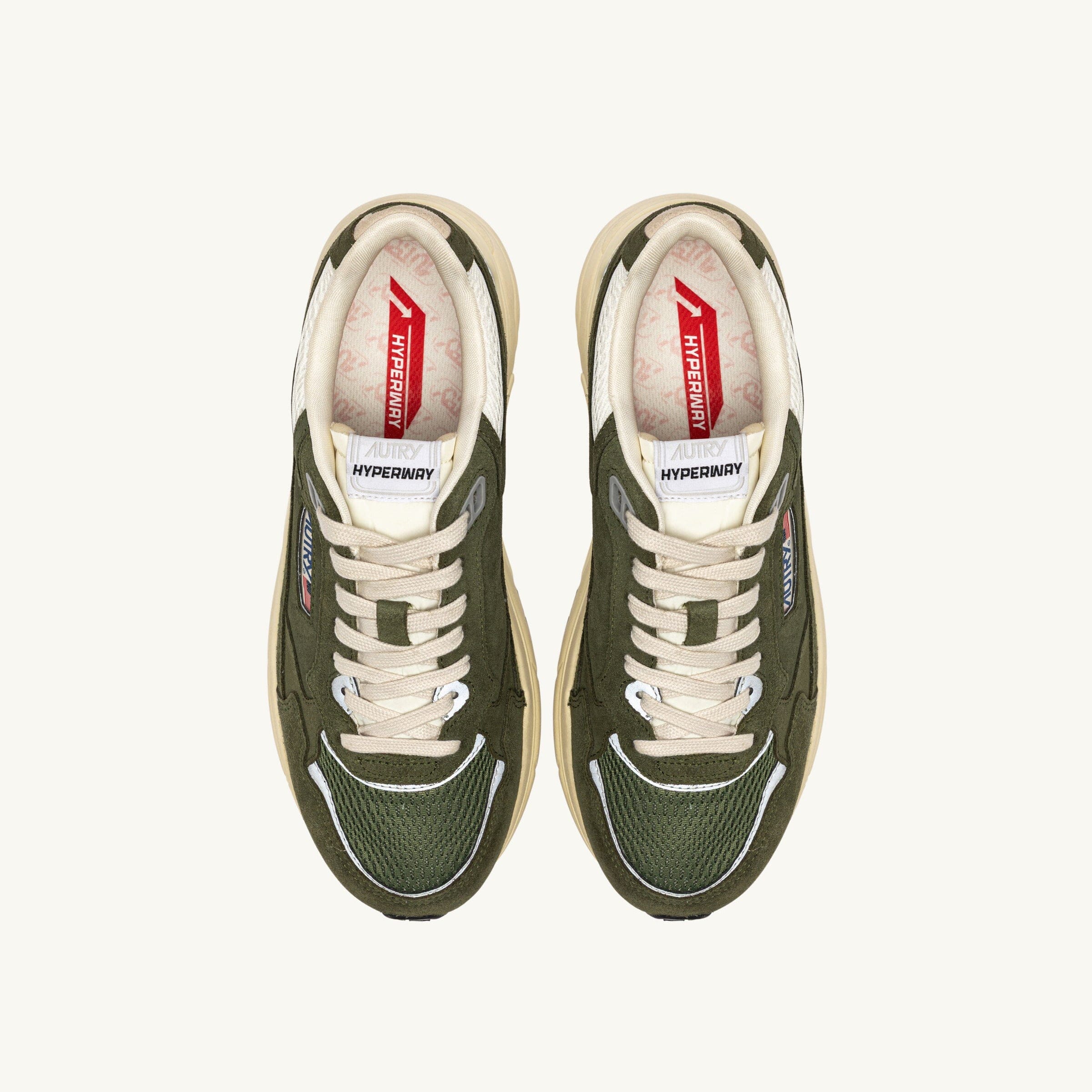 AUTRY - Sneakers HYPERWAY HYLM UM24 - Verde Scarpe Uomo AUTRY - Collezione uomo