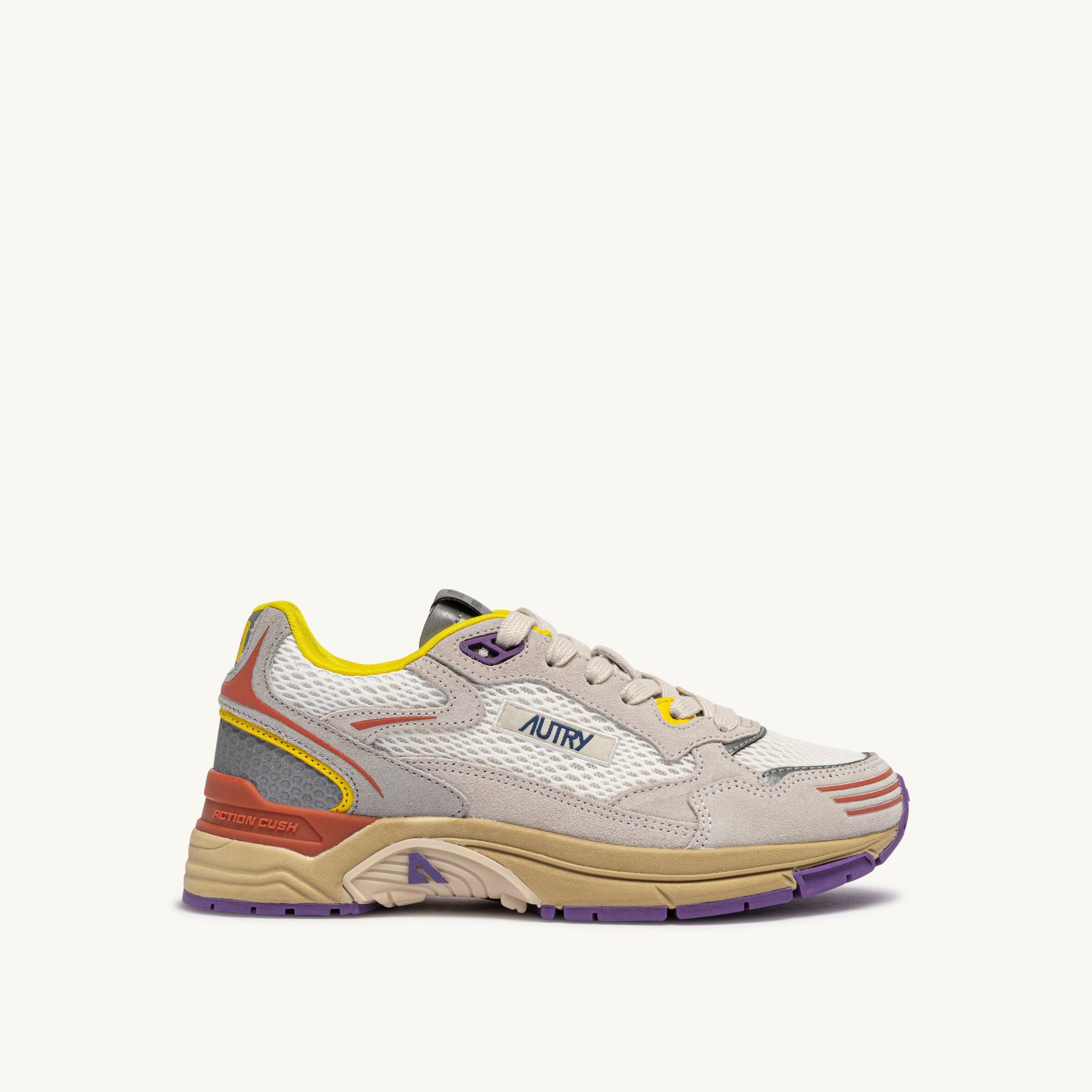 AUTRY - HYLW CI02 Sneakers HYPERWAY - Avorio Arancio Giallo Scarpe Donna AUTRY - Collezione donna